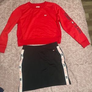 Tommy Hilfiger two piece skirt set